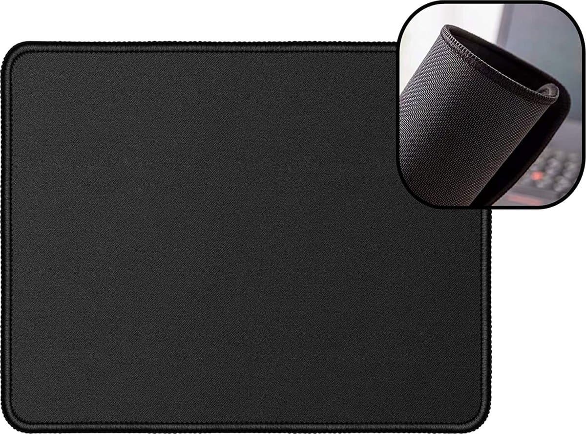 Rainbecom - Zwart - 210 x 260 x 2 mm - Small - Gaming Muismat - Antislip mat