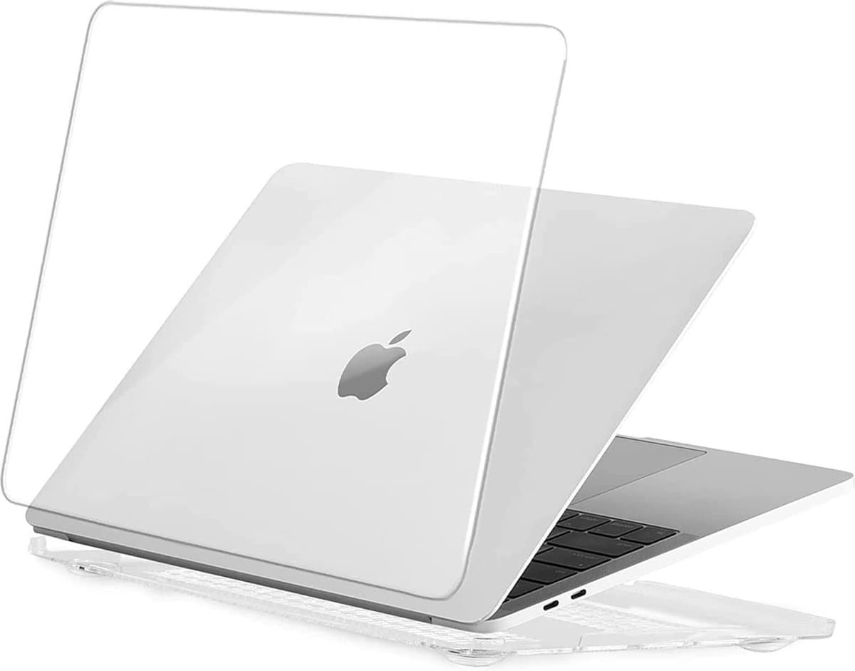 Hoes geschikt voor Macbook Air 13 inch - Hard Cover Case Ultrathin Transparant - Hoesje geschikt voor MacBook Air 13 inch M1 / 2022 / 2021 / 2020 / 2019 / 2018