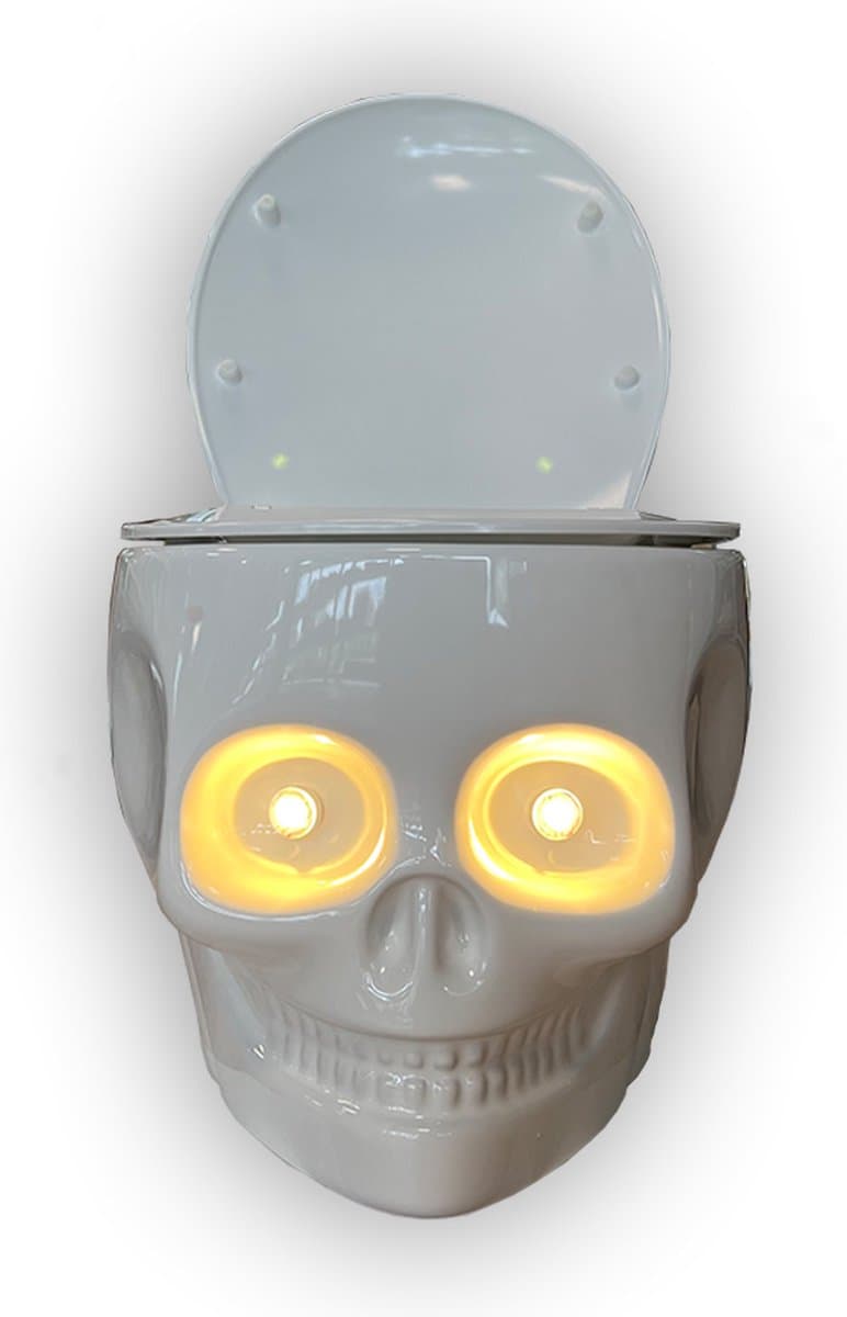 Mawialux Skull Toilet - glans wit - soft close