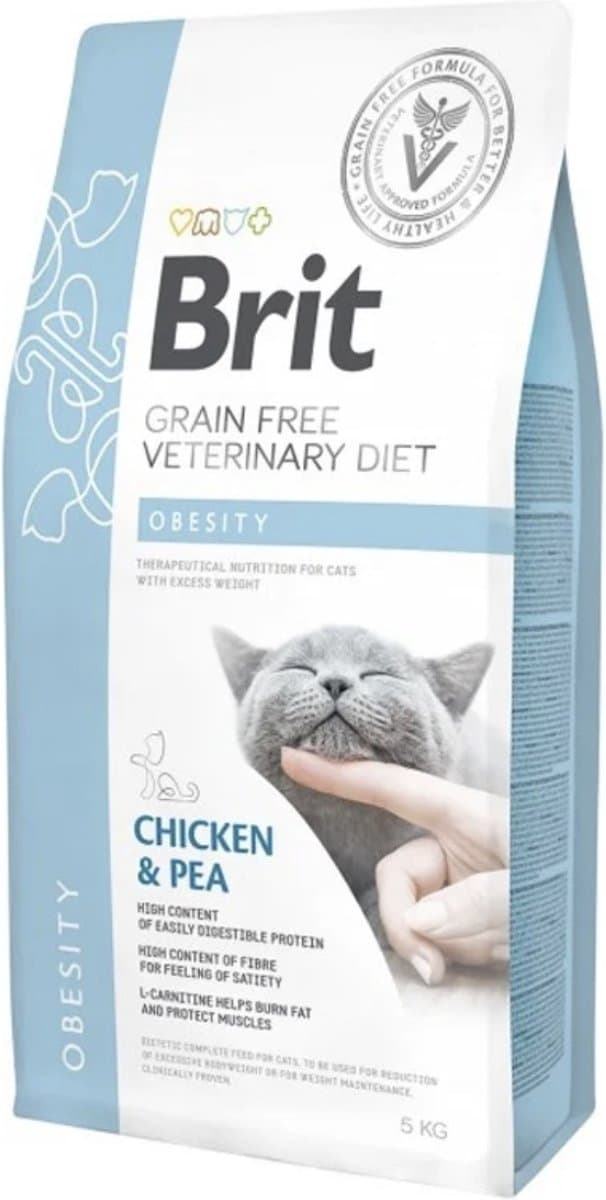 Brit Veterinary Diet Cat - Grain free - Obesity - 2 kg