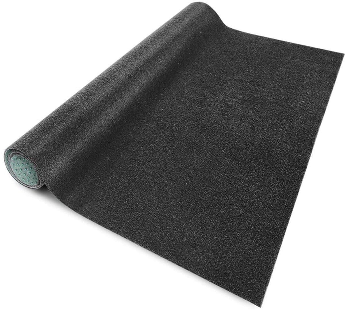 FLOORDIREKT Gazontapijt Farbwunder - Antraciet - Ideaal voor Balkon en Terras - 133 x 600 cm