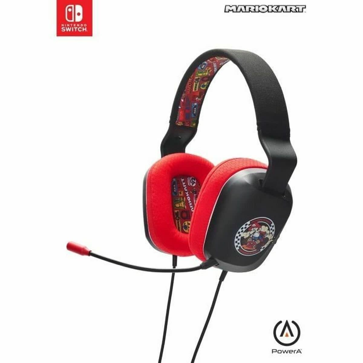 PowerA Bedrade Stereoheadset voor Nintendo Switch - Mario Kart