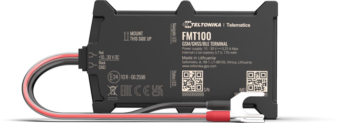 Teltonika FMT 100 - GPS Tracker - Eenvoudig aan te sluiten - Auto - Motor - Boot