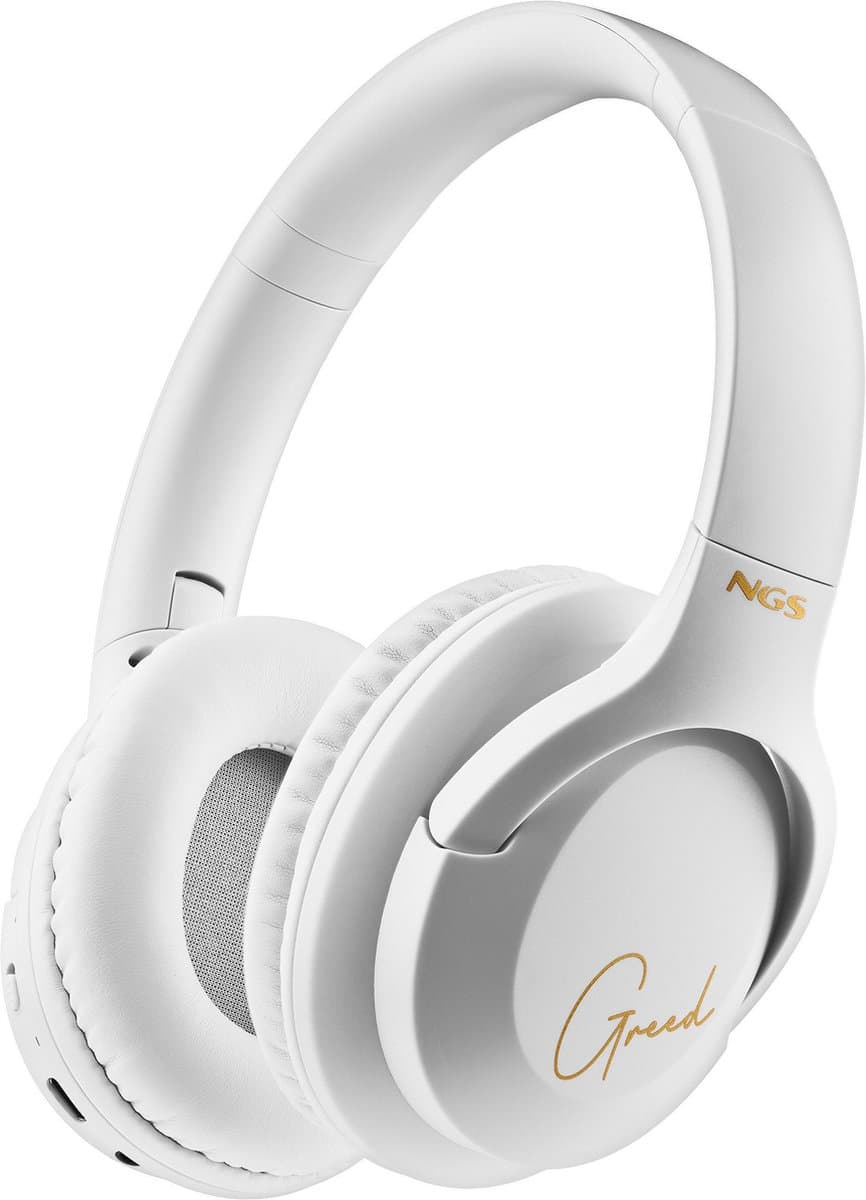 Headset met Bluetooth en microfoon NGS ARTICAGREEDWHITE Wit