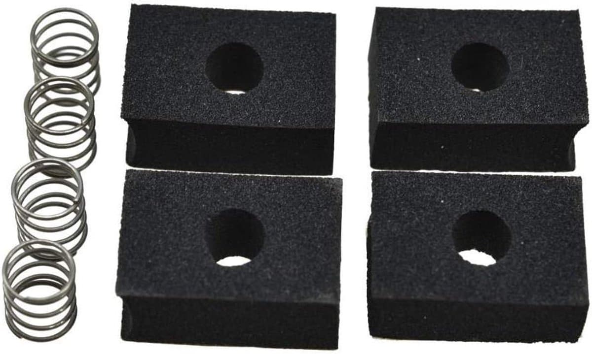 Pickup Hoogte Pads - Aanpassingspads Veren - Gitaar Reparatie - Zelfklevende Achterkant - 30mm x 19mm x 13mm - Zwart