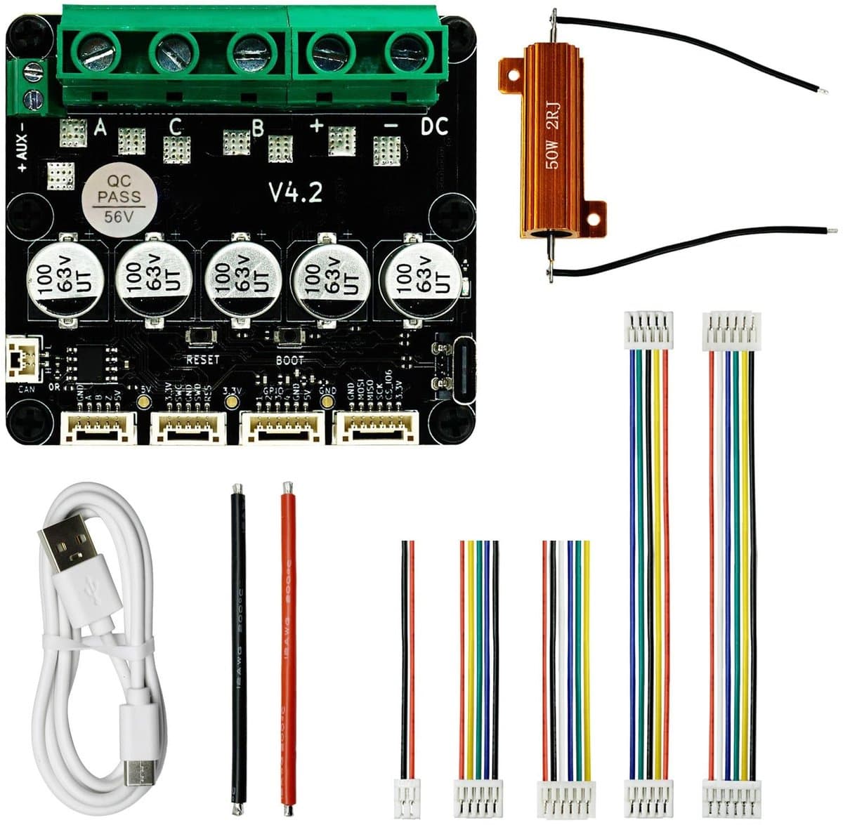 Cosensi - Dailygoods - Dailygoody - Servomotorcontroller - BLDC-controller - Hoge Stroomdriverkaart - Enkele Aandrijving - Geschikt voor diverse encoders - USB en co...
