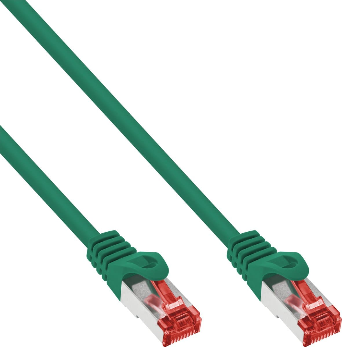 InLine® Patchkabel, S-STP/PiMF, Cat. 6, groen, 0.5m