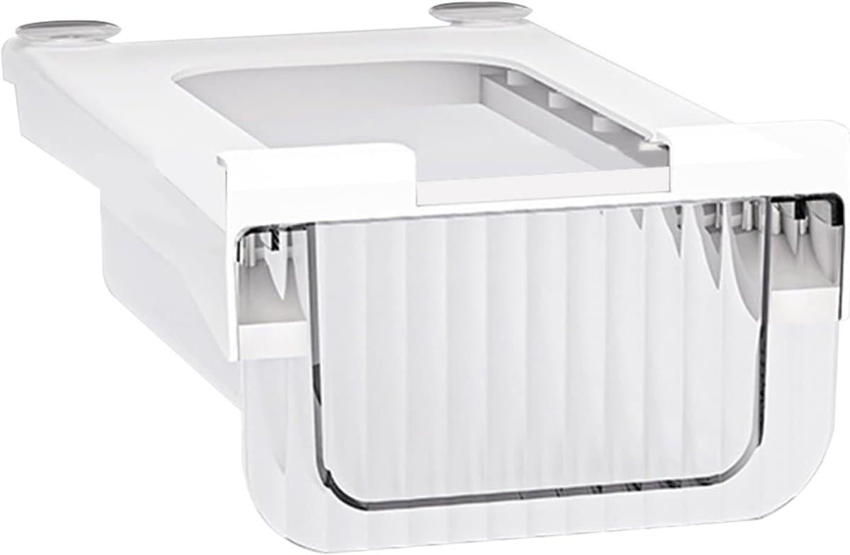 Koelkast Organizer Laden - Opbergbakken Koelkast - Keuken Ordenen - Hangende Uittrekbare Lade - 10x16x10 cm - Transparant