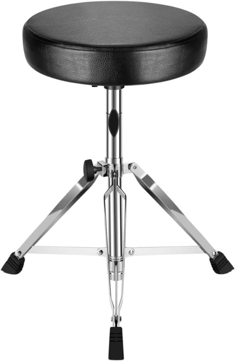 TIM® Drumkruk - Kruk - Drumkruk Verstelbaar - 7 kleuropties - Zwart - 44cm x 11cm x 8cm
