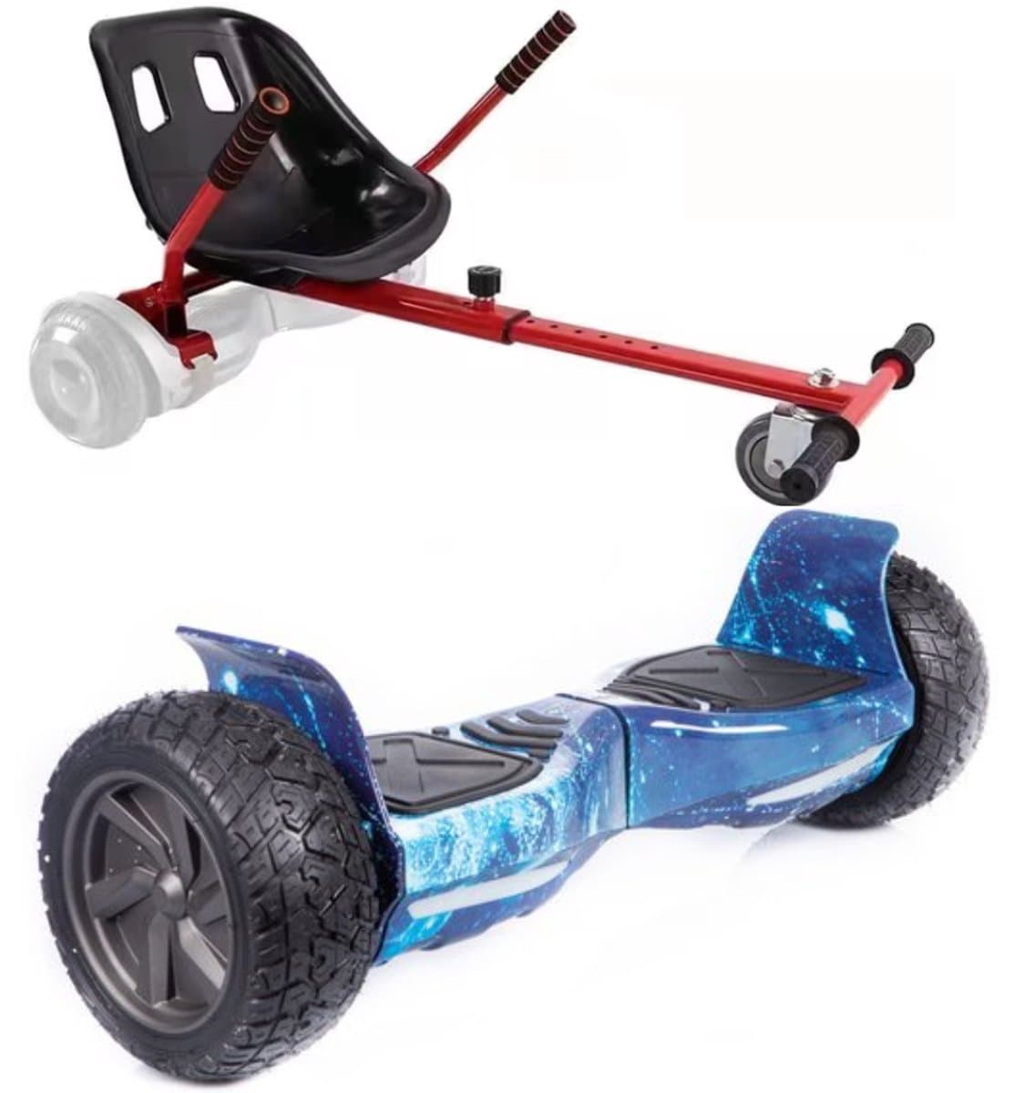 Altrado - Hoverboard + Hoverkart – Galaxy - 8.5 inch Off-Road - 15 km/h - 10km bereik - Bluetooth speaker - Oxboard - Hoverboards