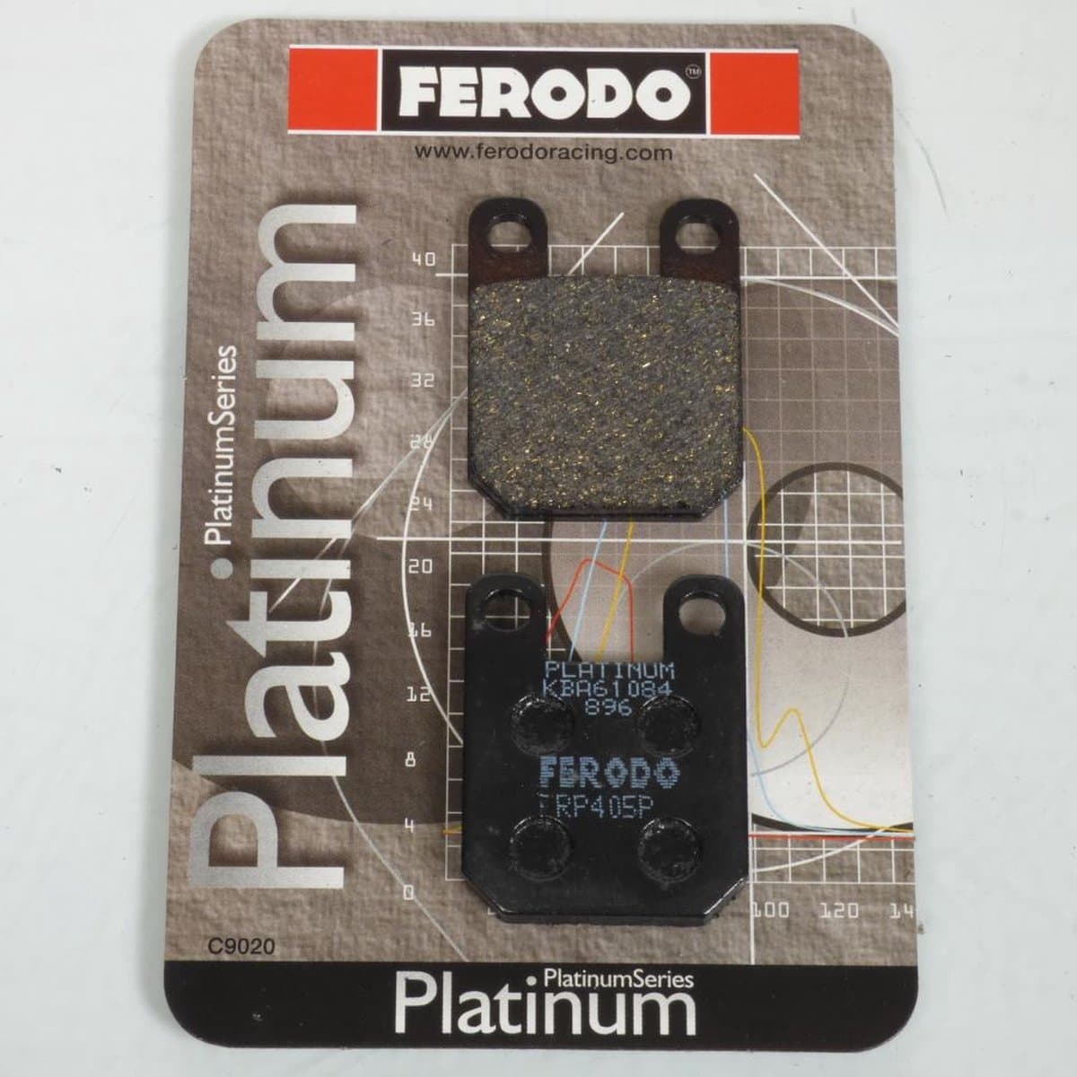 ferodo remblokje voor aprilia 50 rx motorfiets 2011 t/m 2013 pvg01/pvh01/pvl01 / ar nieuw
