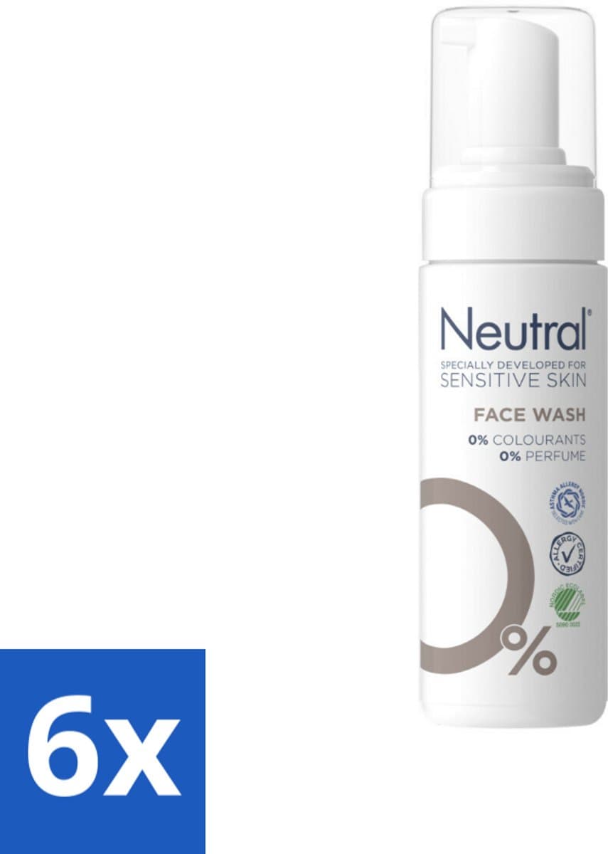 Neutral Facewash 150 ml - Voordeelverpakking - 6 stuks