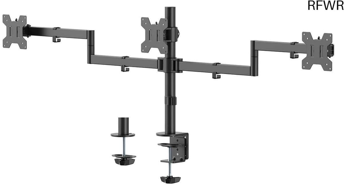 Monitorbeugel 3 Schermen - Monitorarm 2 Schermen - Gamingmonitor - Gasveer