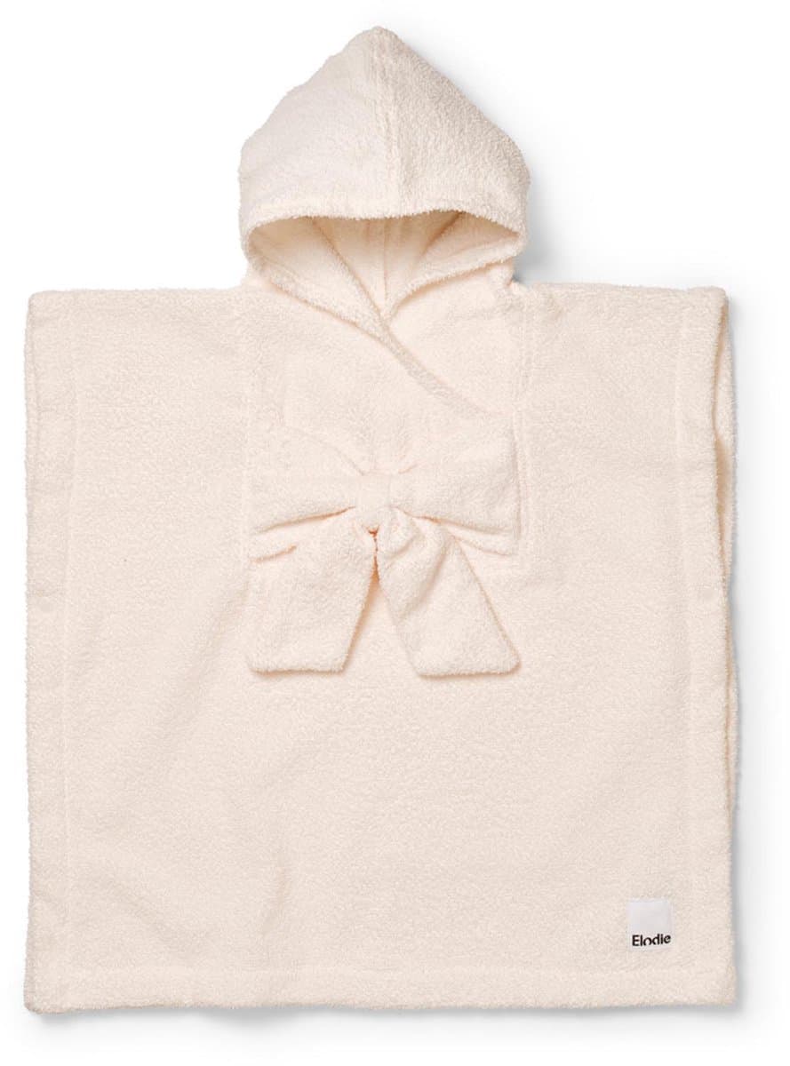 Elodie Bad poncho Kinderen - Poncho - Bad poncho - Bad cape- 1-3 jaar - Creamy White