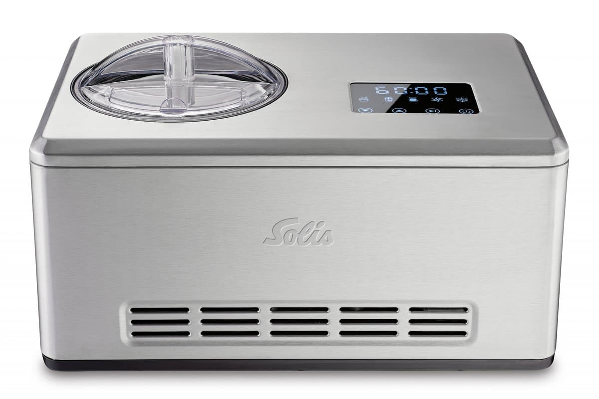 Solis Gelateria Pro Touch 3-in-1 IJsmachine - Zelfgemaakt IJs, Yoghurtijs en Slush - 2 Liter - Touch Display - RVS
