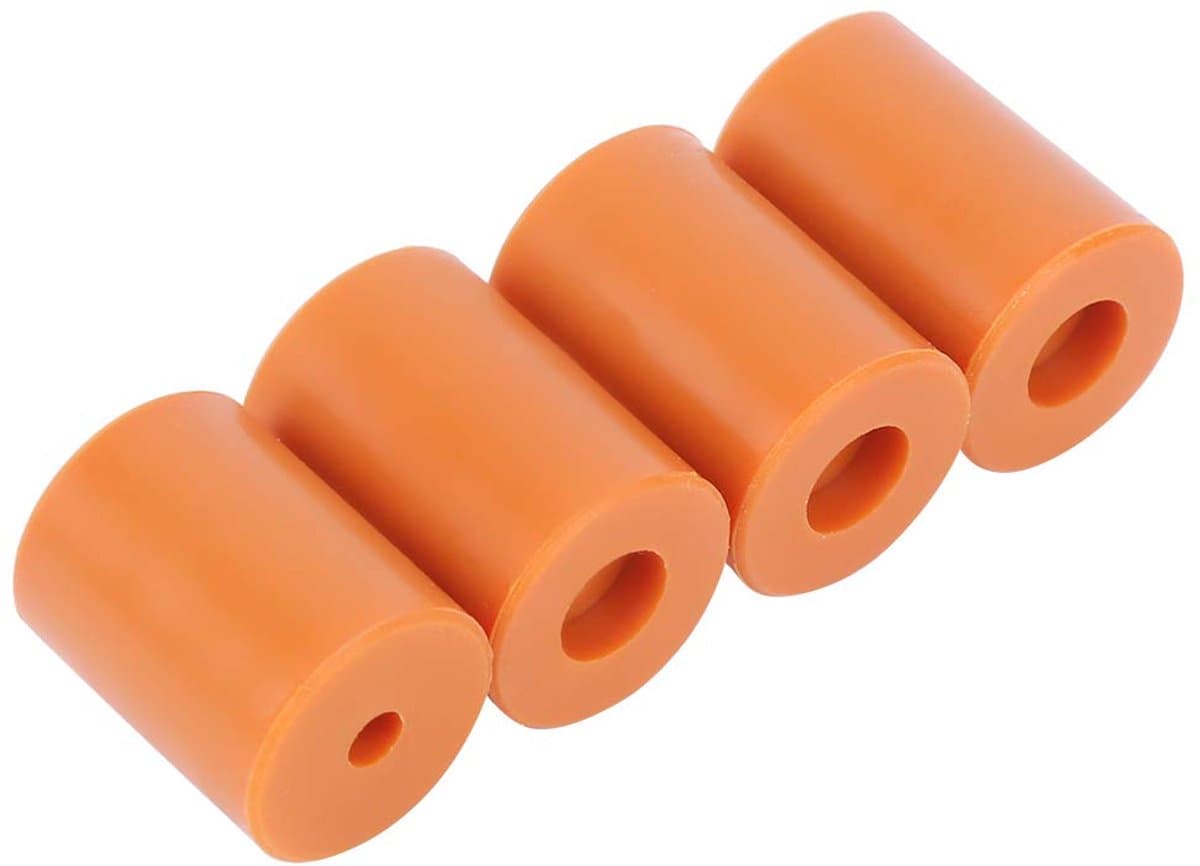 Nivelleringskolommen - Buffergereedschap - 3D Printer Bed - Hittebestendig Siliconen - 25 Mm Hoogte - Zwart