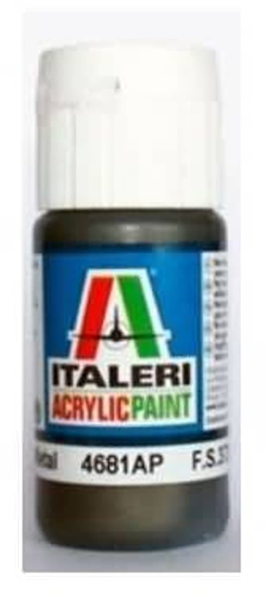 Italeri 4681ap - Flat Gun Metal - Modelbouwverf Acryl