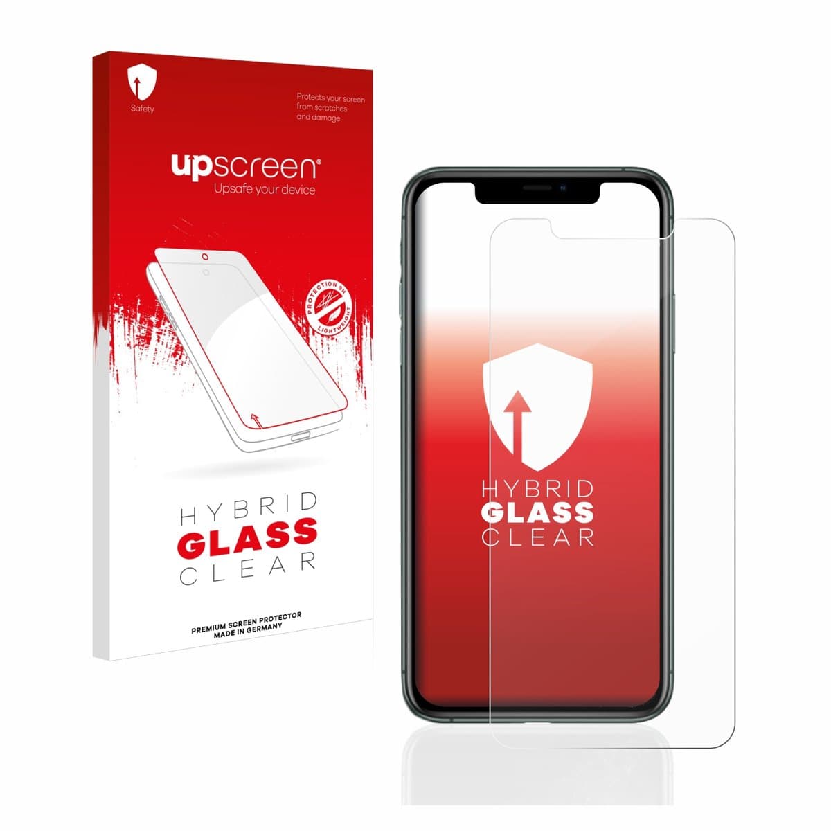 upscreen - Screenprotector voor Apple iPhone 11 Pro Max - Folie Beschermfolie Beschermglas transparant