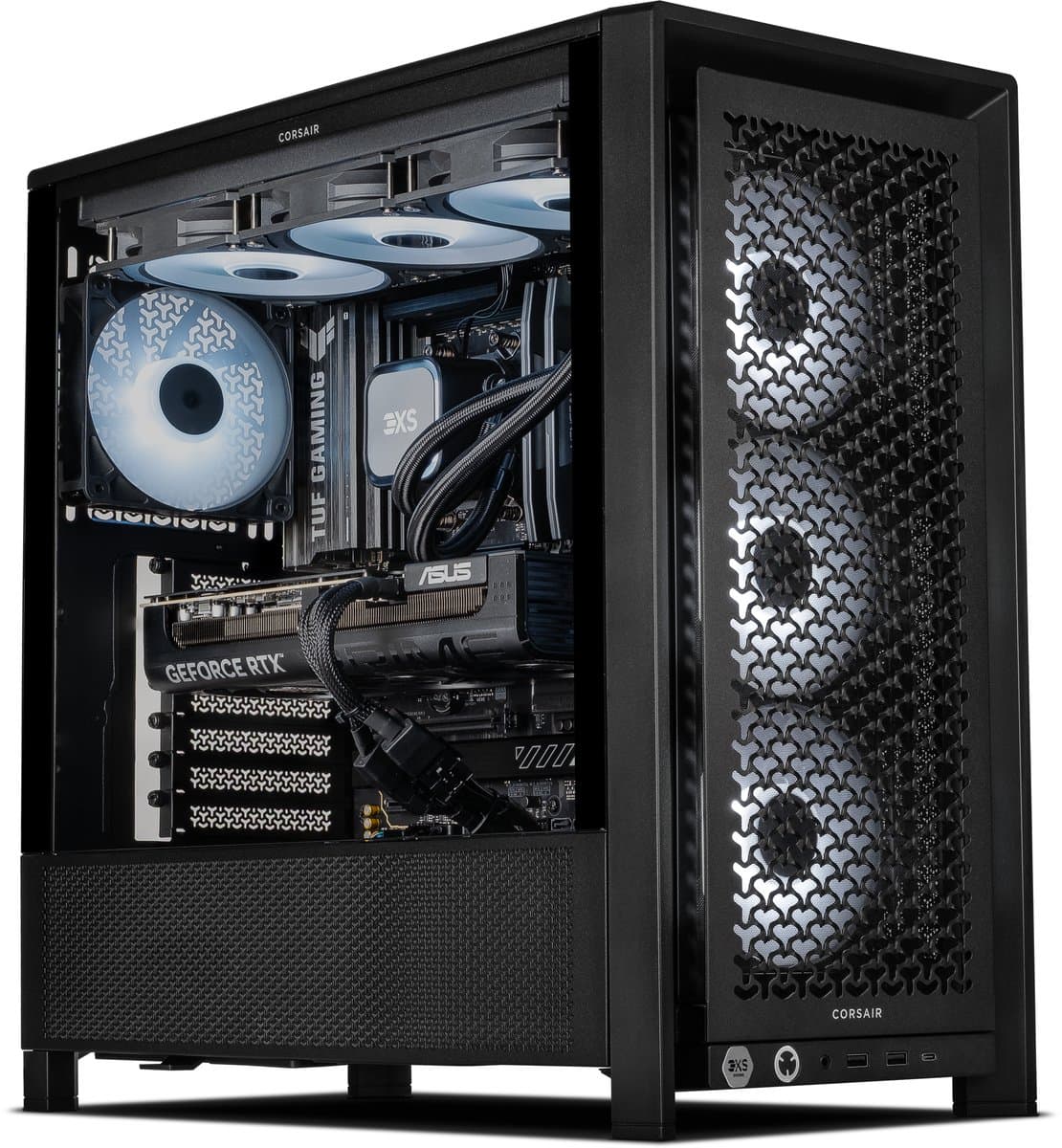 Scan 3XS Systems Revenge – Powered by ASUS – Stage 9 Ultimate Gaming PC – Corsair FRAME 4000D - RTX 5090 – Ryzen 9 9950X3D – Corsair DDR5 32GB – WD Black 2TB SSD – 1000W PSU – Advanced Liquid-Cooled – 4K Ultra Max