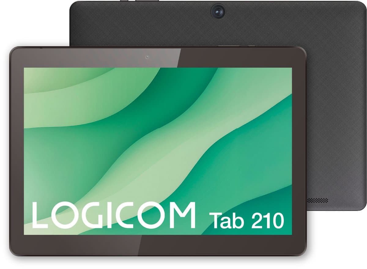 Logicom - Tablet 210 - 64GB - 10 inch - 4GB RAM - Octa Core - Zwart - Wifi - Android 15