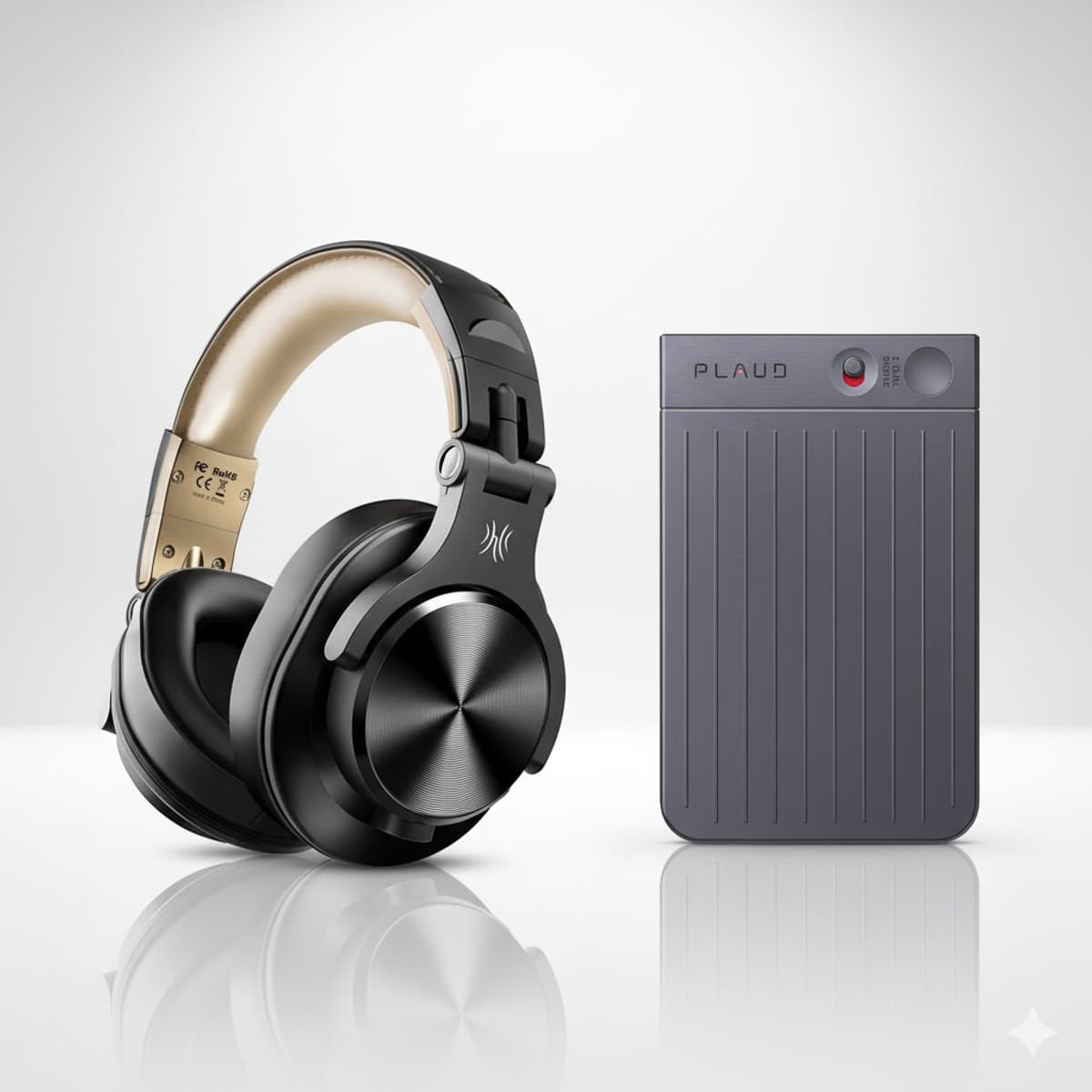 PLAUD AI Translator Recorder & OneOdio Fusion 70