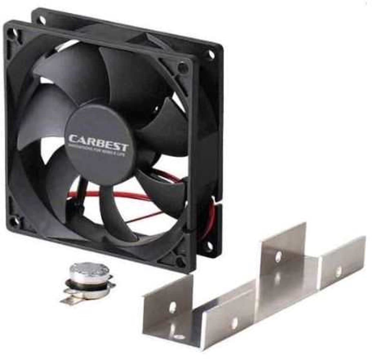 Ventilator universeel 12V, koelventilator, 92x92x25mm 3,6W 3000U/min -Carbest