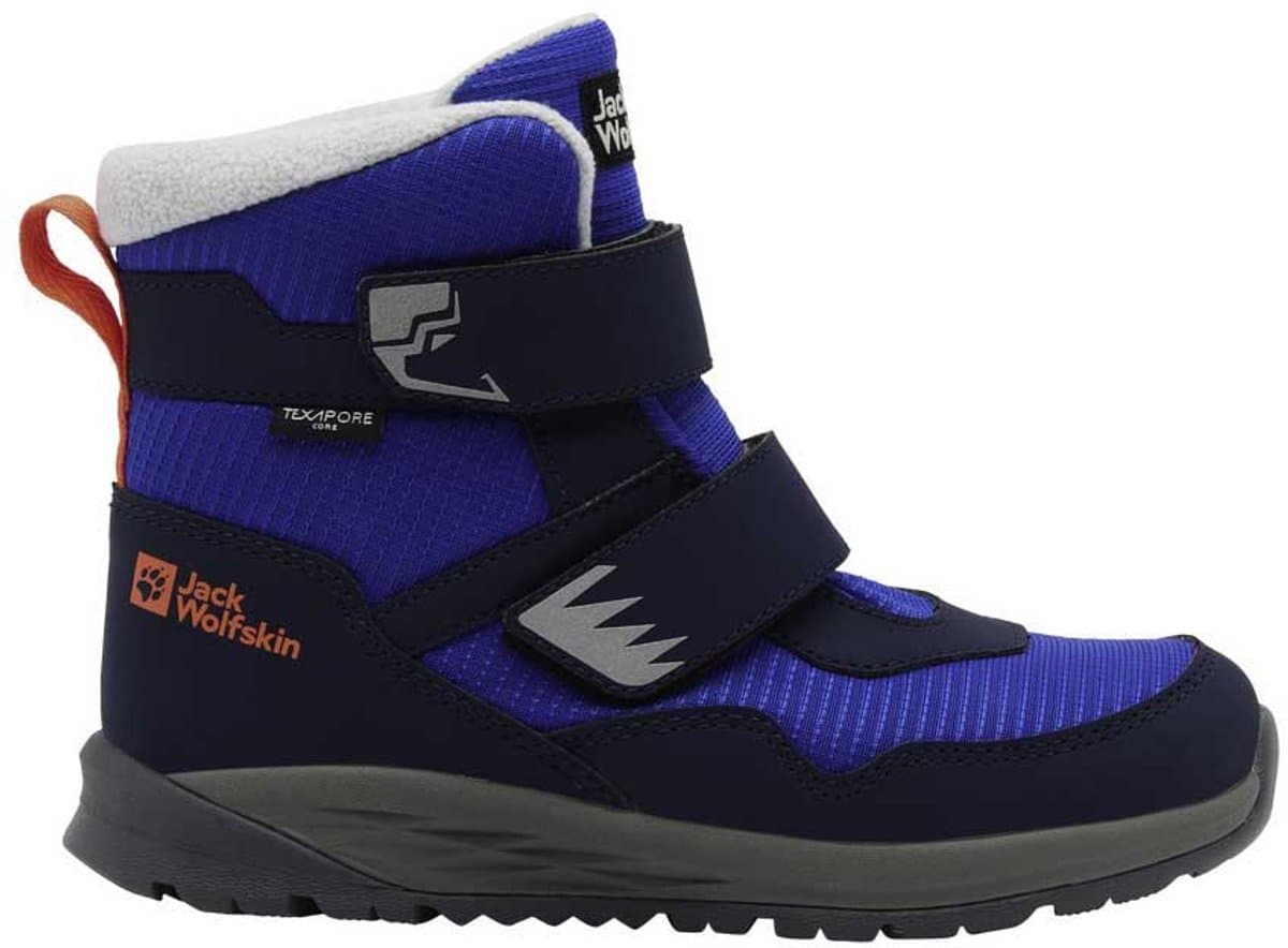 Jack Wolfskin Polar Bear-b Texapore Mid Vc Sneeuwlaarzen Blauw EU 31 Jongens,Meisjes