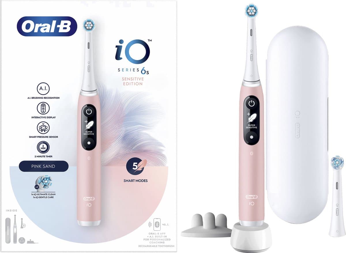 ORAL-B elektrische tandenborstel iO Serie 6S (Roze)