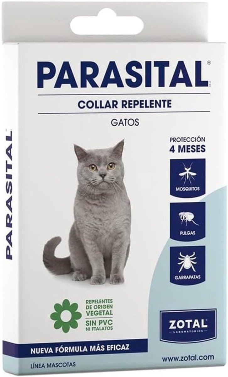 Anti-Parasitaire Halsband voor Katten - Langdurige Bescherming tegen Vlooien en Teken
