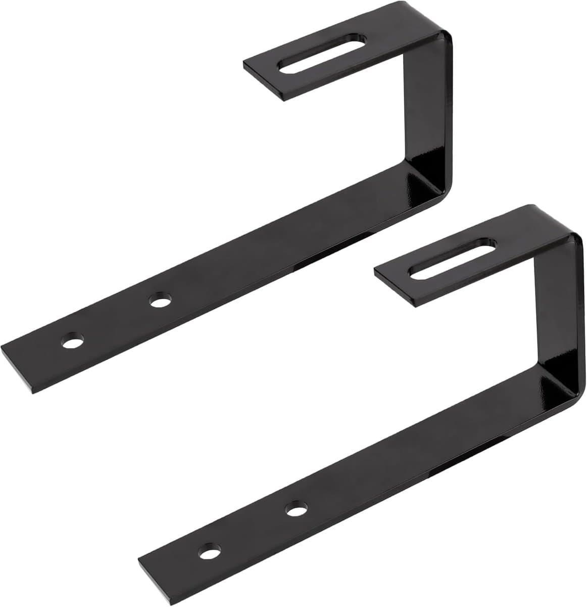 Set of 2 photovoltaic roof hooks for PV installation, 20 cm solar panel, bitumen and slate roof rack, solar balcony - ShopVlot