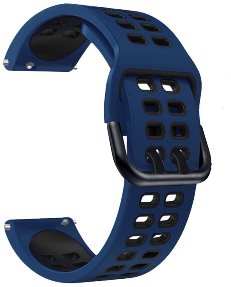 Voor Garmin Forerunner 645 Muziek 20 mm gemengde kleurband gemengd-kleur (donkerblauw zwart)