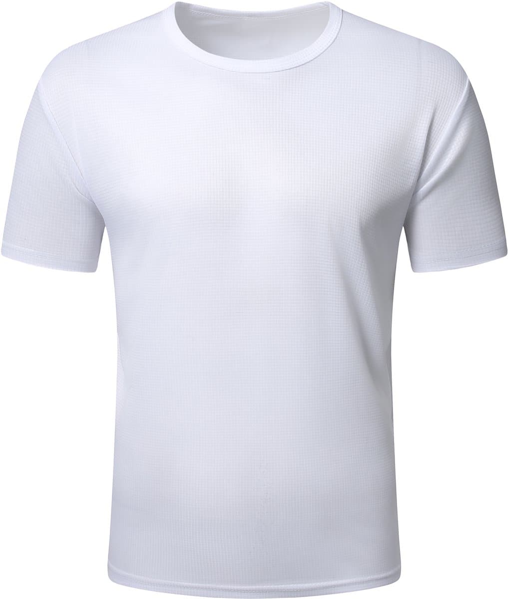 YOUTHUP Heren Casual Sport Korte Mouw T-Shirt - Ronde Hals Eenvoudig - L
