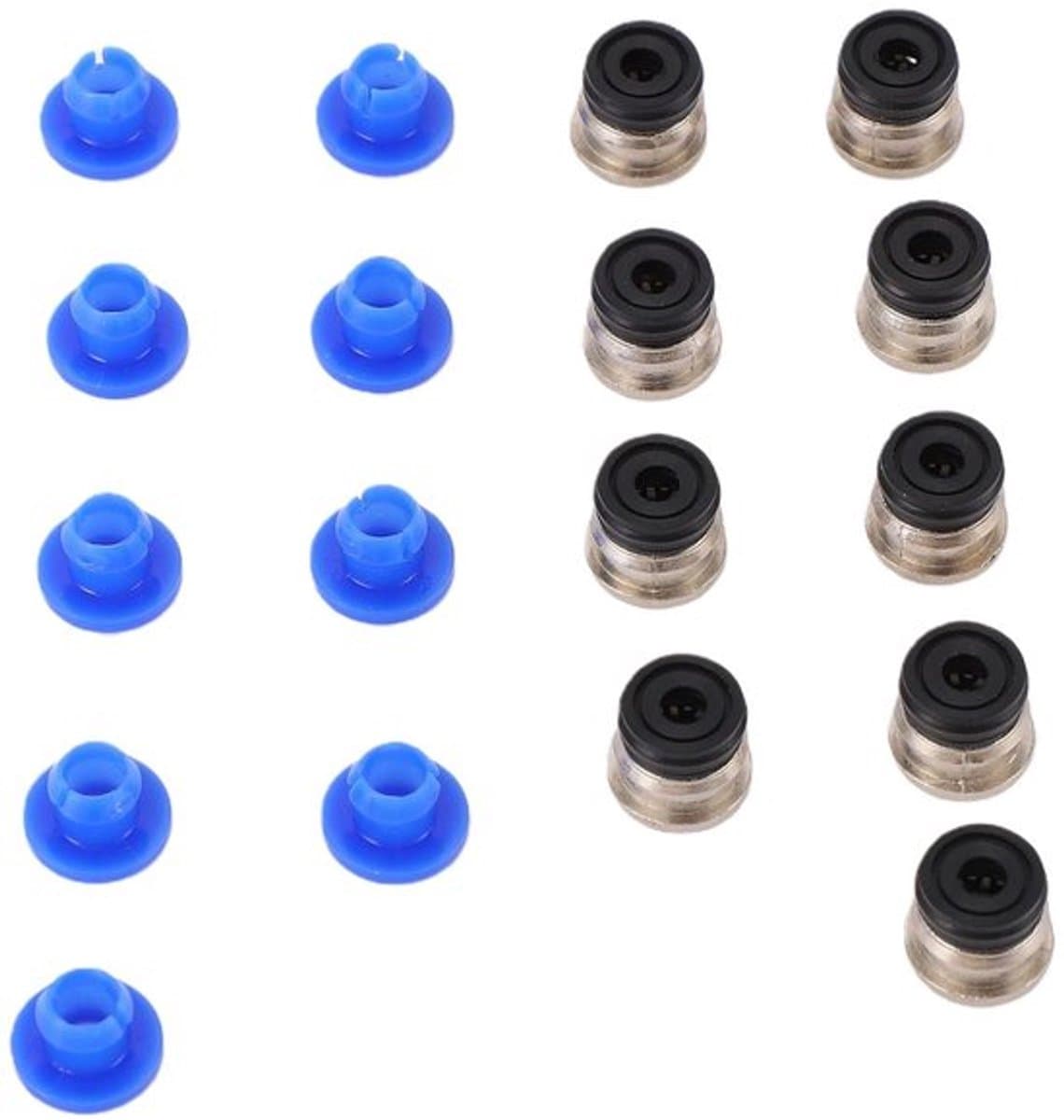 Ventielaansluitingen 10 Sets - Duurzaam PTFE - Eenvoudige Installatie - Schokbestendig - Lange Levensduur - Efficiënte 3D-printaccessoires - Pneumatische Koppelingen
