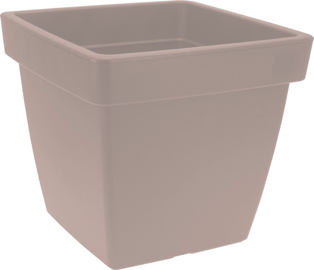 Bloempot vierkant 39 x 35 cm Pastel Beige
