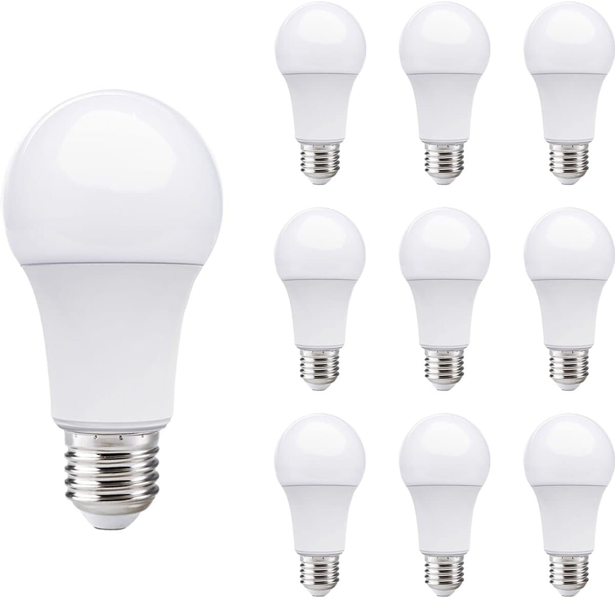 Kobi LED Lamp E27 13W - 1350lm - 4000K - 230V - Standaardvorm - Voor Keuken, Werkplek of Opslagruimte - 10 stuks