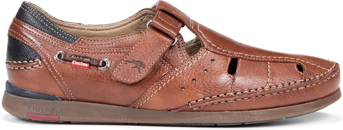 FLUCHOS F9882 Velcroschoen bruin maat 44