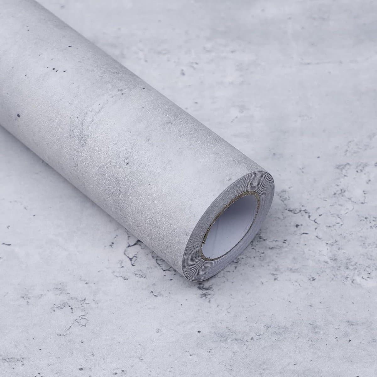 Provento - Zelfklevend Grijs Betonbehang Waterdicht - Decoratieve Betonvinylfolie - Studio's Kantoren Winkels - 40 cm x 3 m