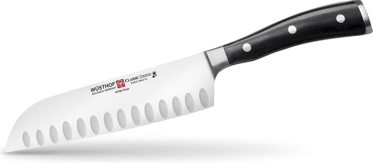 Wüsthof Classic Ikon Santoku Mes - 17 cm, Hoogwaardig roestvrij staal