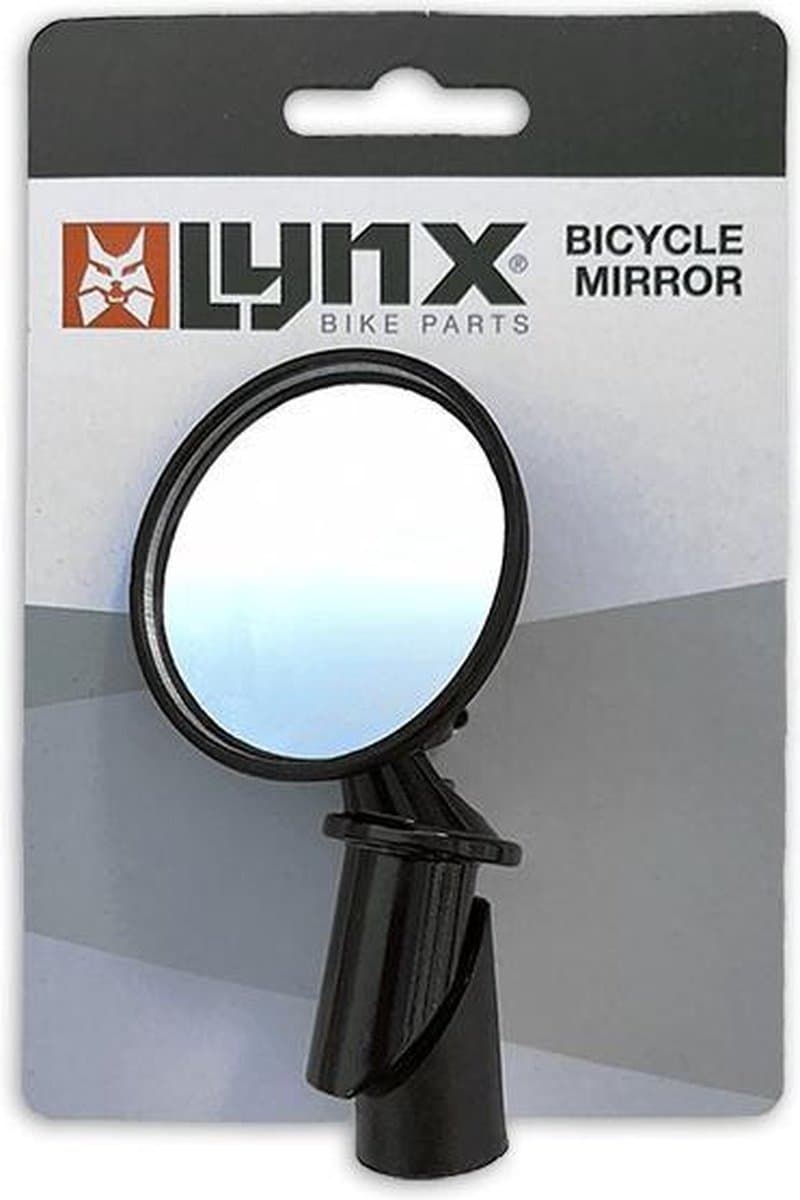 Lynx Fietsspiegel - Ø47mm - Bevestiging: stuuruiteinde - 360° Draaibaar