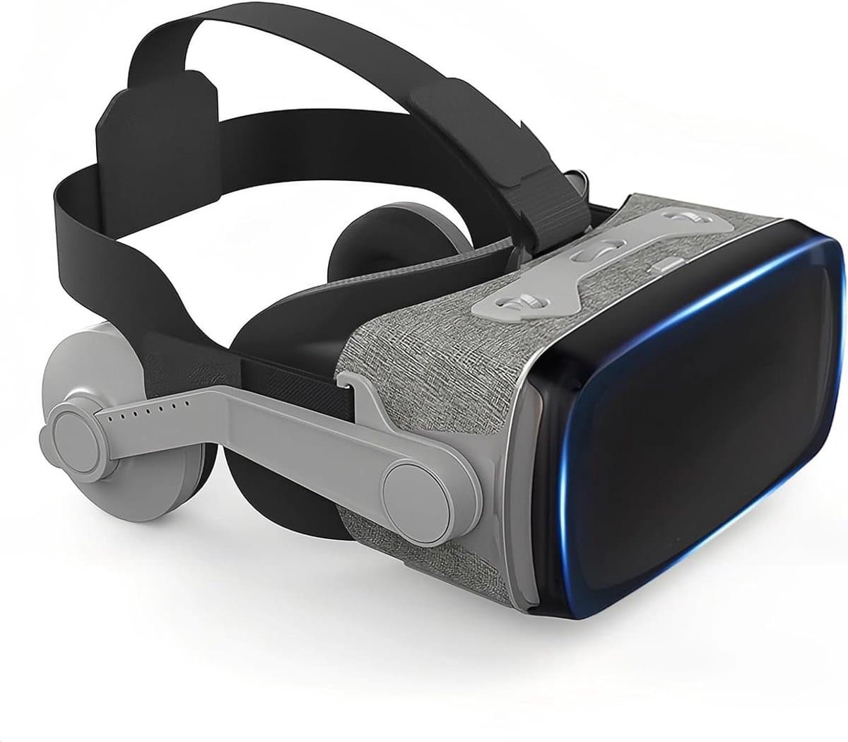 VR Headset voor Telefoon – Mobiele Virtual Reality Brillen, 3D Helmen voor TV, Films, Videospellen – Compatibel met iOS & Android (3.5 tot 7 Inch Scherm)