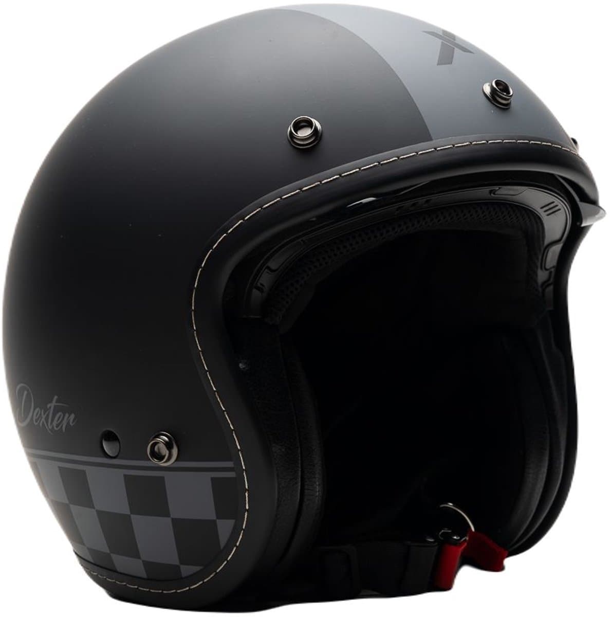 MOTOBLOUZ ELEMENT CUP Scooterhelm - Motorhelm - Jet Helm voor Vespa, Scooter, Motor Brommer & Snorfiets - Zwarte mat - M