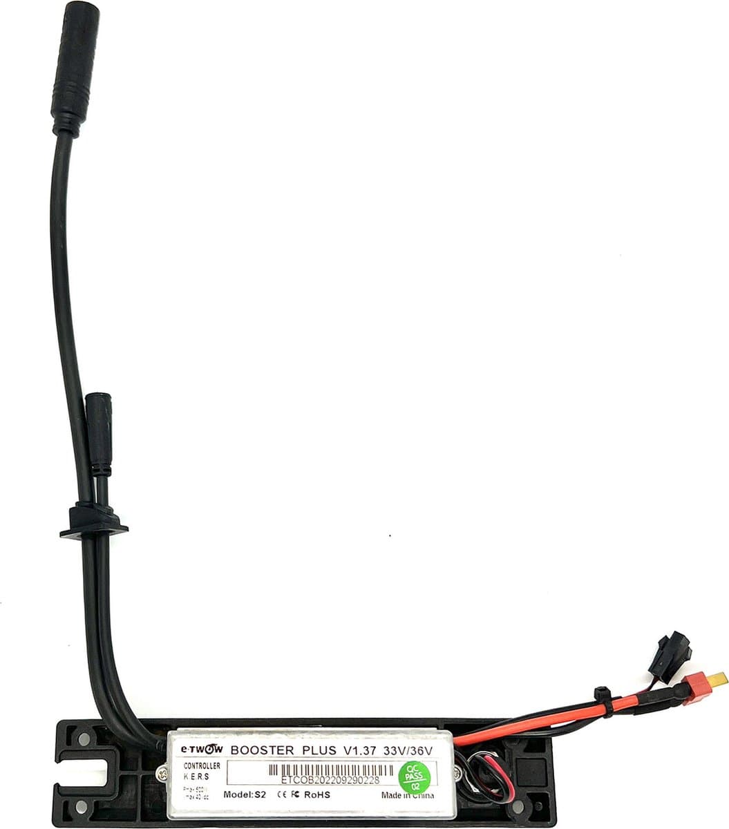 E-Twow, Moederbord Geschikt voor E-Twow Booster Ronde Stekker, Zwart