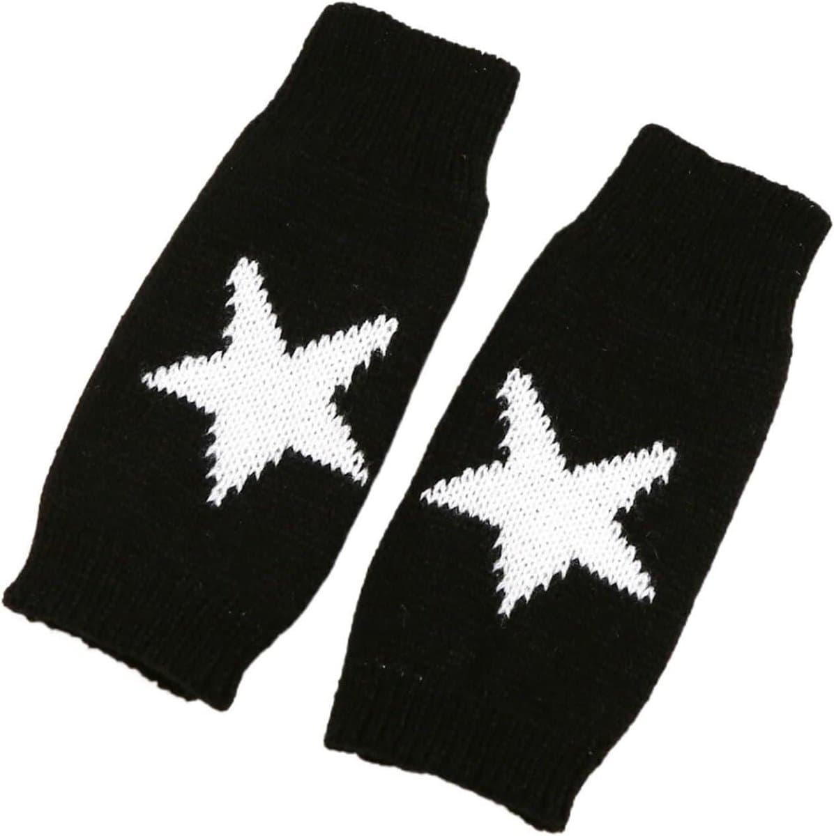 Acryl Fleece Handschoenen - Vingerloze Mouwen - Comfort Herfst Winter - Sterren Patroon - Niet Gespecificeerd - Niet Gespecificeerd