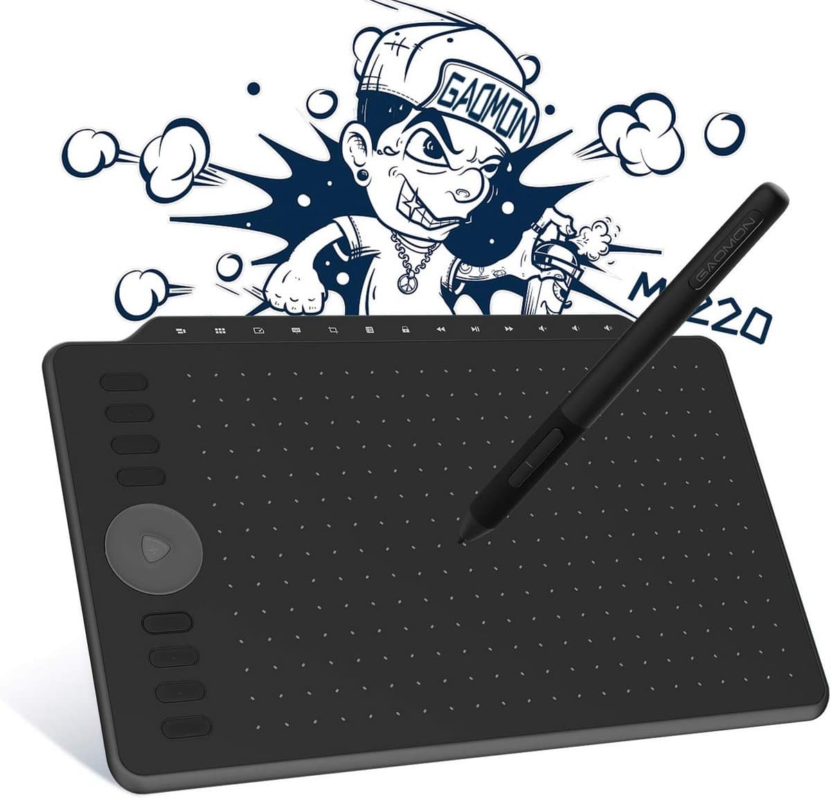 Tekentablet - Grafisch Display - Digitaal Tekenen - 8192 Drukgevoeligheid - 12 Inch - Zwart