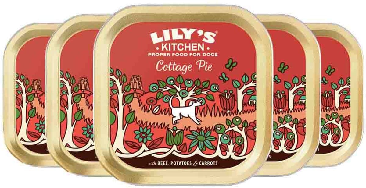 Lily's Kitchen Hondvoer Nat Cottage Pie Rund - 5 x 150 gr - Voordeelverpakking