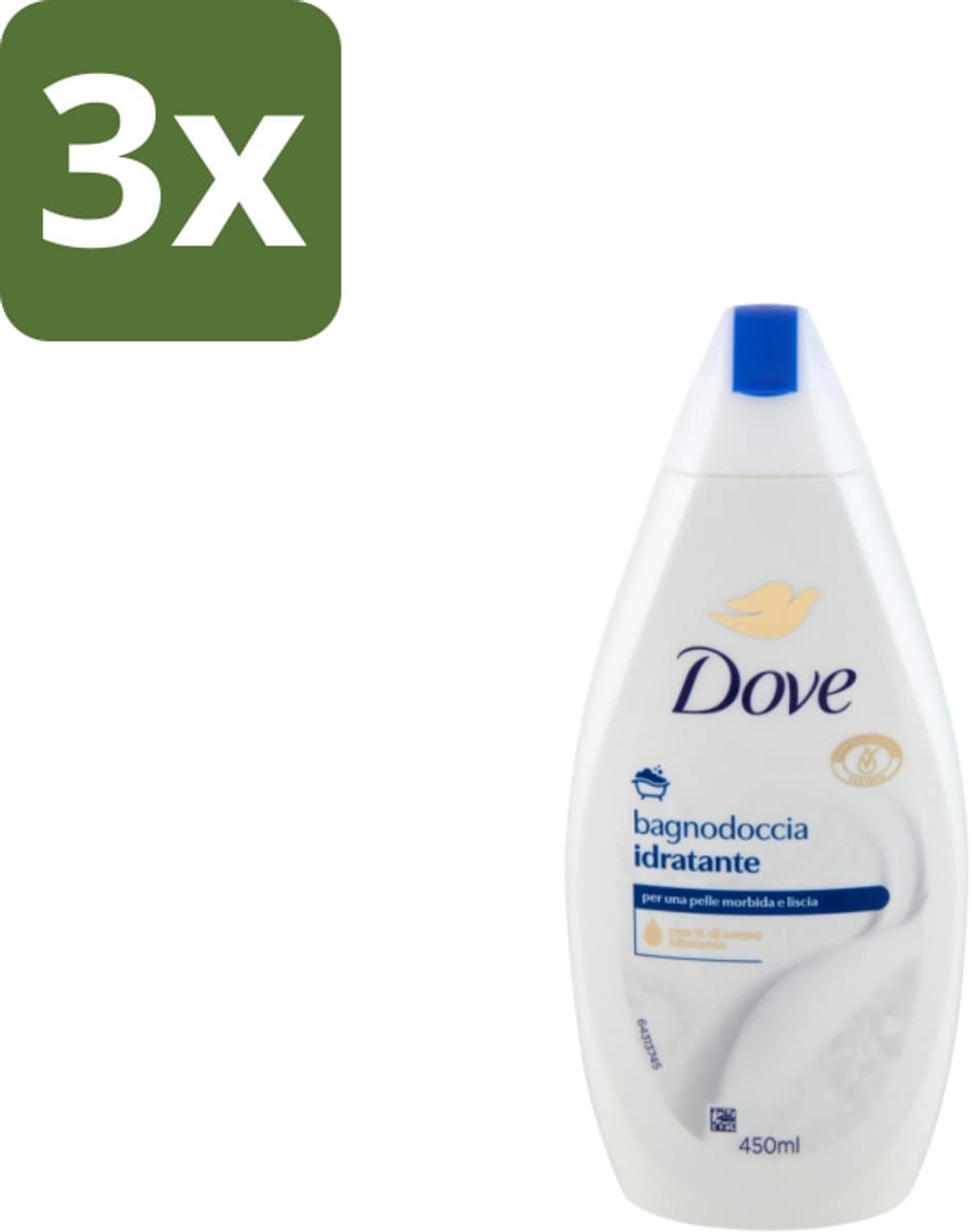 Dove – Douchegel – Hydraterend – 450 ml - Bulkverpakking - 3 stuks