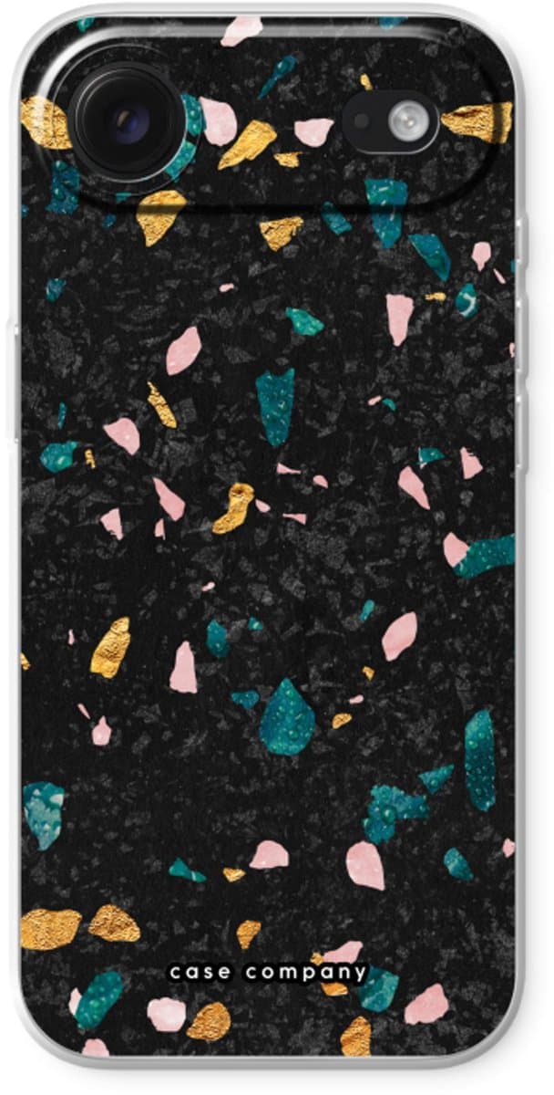 Case Company® - Hoesje geschikt voor iPhone Air hoesje - Terrazzo N°10 - Soft Cover Telefoonhoesje - Bescherming aan alle Kanten en Schermrand