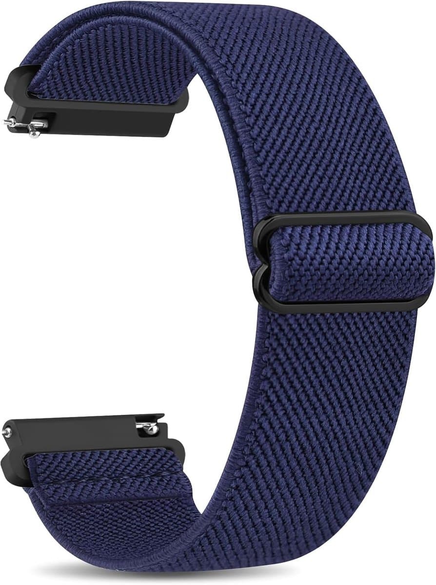 Verstelbare Nylon Horlogeband voor Smartwatch - Vervangband 18mm, 20mm, 22mm voor Mannen en Vrouwen met Comfortabele Pasvorm