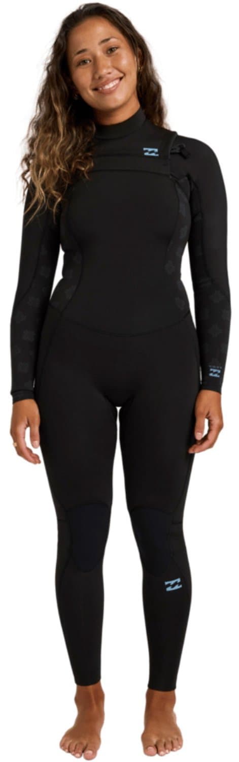 2026 Billabong Dames Absolute Core 3/2mm Borst Ritssluiting Wetsuit AB