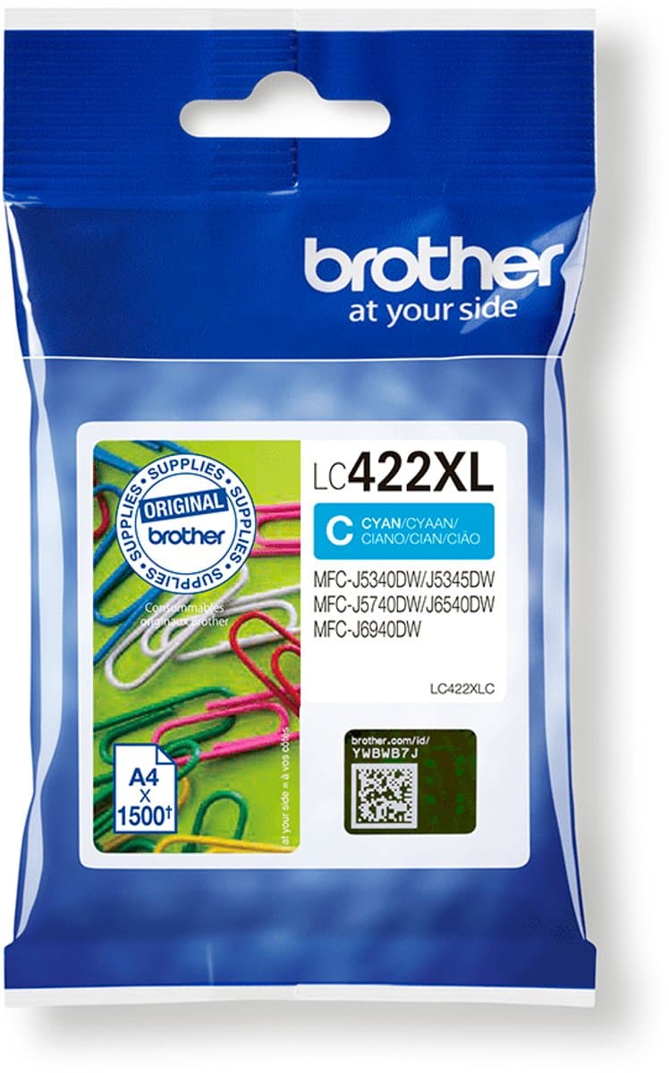 Brother LC-422XL Cartridge Cyaan